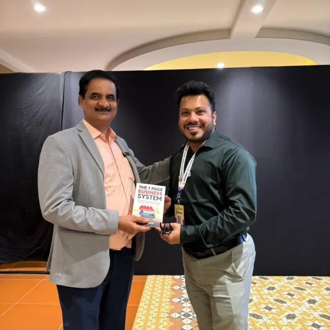 Vinay Pagare with founders at the book launch